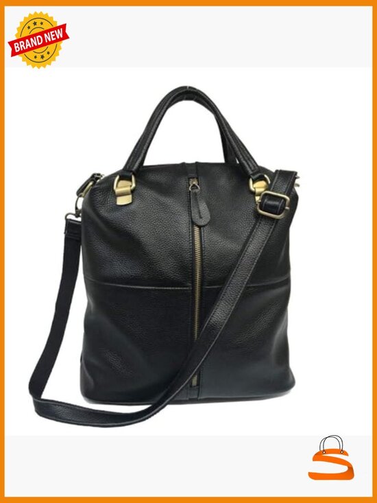 Genuine Leather Backpack Purse for Women Travel Crossbody Bag main image 5